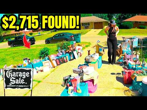WE FOUND $2,715 IN VALUE AT THIS COMMUNITY YARD SALE!