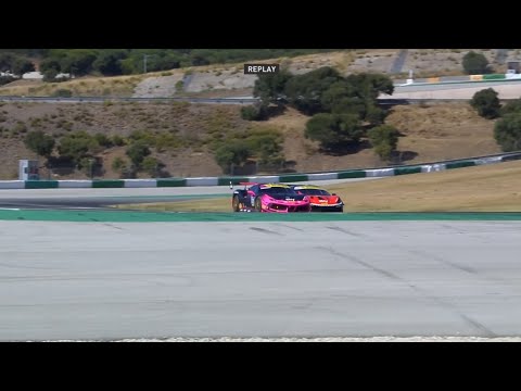 Ferrari Challenge Europe (Coppa Shell) 2020. Race 2 Portimão Circuit. Last Lap