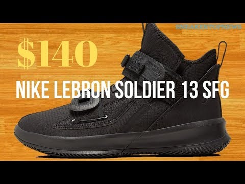 The Nike LeBron Soldier 13 Gets The Stealthy Triple Black