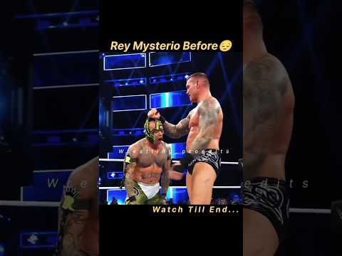 Rey Mysterio VS Randy Orton😱 #beforeandafter #youtubeshorts #wwe #wrestling #viral