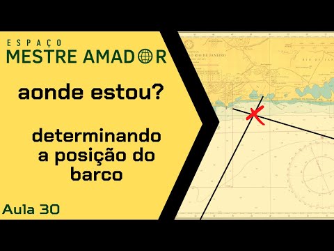 Aonde estou?  Determinando a posição do barco.  (Aula 30)