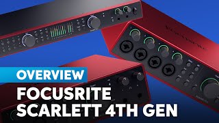 Video thumbnail for Focusrite Scarlett 16i16, 18i16 and 18i20 4th Gen Audio Interfaces Overview by Sweetwater Soundcheck