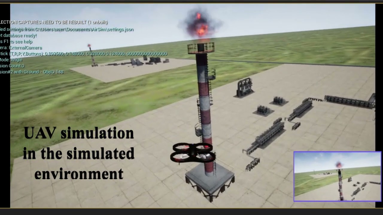 Autonomous inspection of flare stacks using UAV
