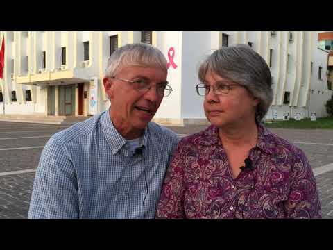 Jim & Pam Beachy, Albania 2017 (Cstone Bway)