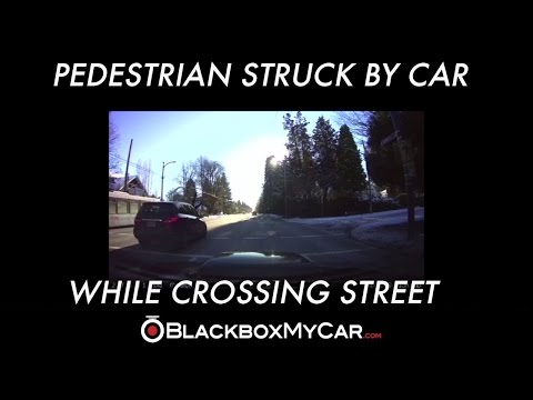 Pedestrian Struck by Car at Cross Walk in Vancouver, BC - BlackboxMyCar