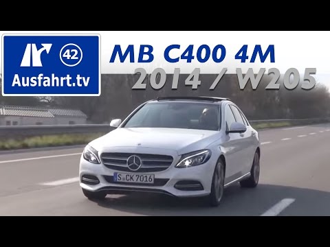 2014 Mercedes Benz C400 4MATIC W205 - Fahrbericht der Probefahrt / Test /Review