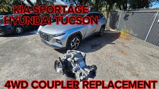 HYUNDAI TUCSON KIA SPORTAGE 4WD COUPLER REPLACEMENT DIY