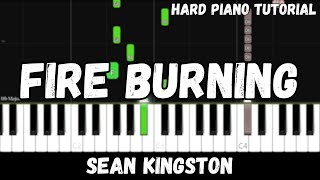 Sean Kingston - Fire Burning (Hard Piano Tutorial)