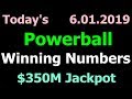Today Powerball Winning Numbers 1 June 2019. Powerball Drawing Tonight Saturday 6/01/2019