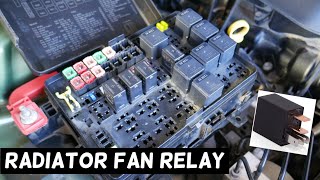 CHRYSLER 300 RADIATOR FAN RELAY LOCATION REPLACEMENT, CHRYSLER 300 OVERHEATING
