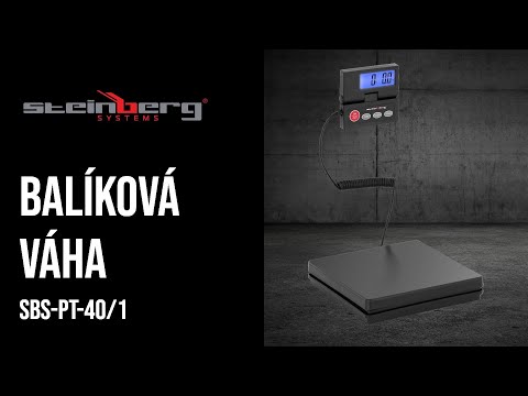 Video - Balíková váha - 40 kg/1 g - Basic - externý LCD