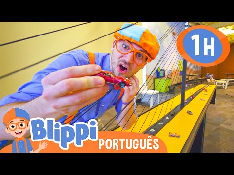 Blippi no Museu Infantil | 1 HORA de Blippi em Português | Vídeos Educativos para Crianças