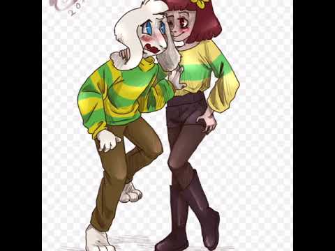 Asriel x chara (ship)