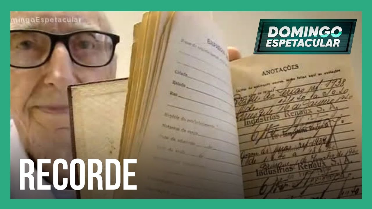 Catarinense centenário completa 84 anos trabalhando na mesma empresa