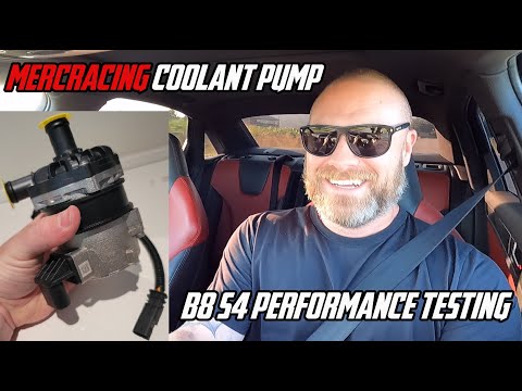 MercRacing CWA-100 Coolant Pump Performance Testing in my B8 S4