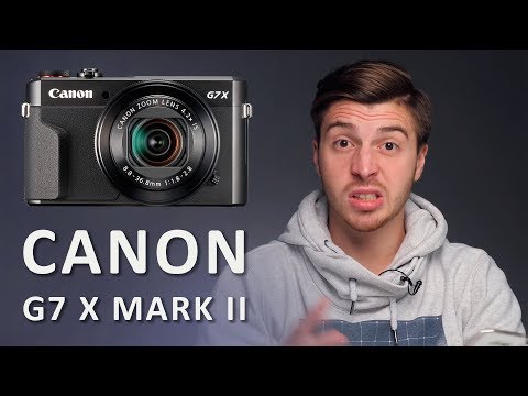 Фотокамера Canon PowerShot G7X Mark II черный - Видео