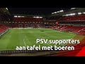 Boeren praten in 'Boerenbox' met PSV-fans