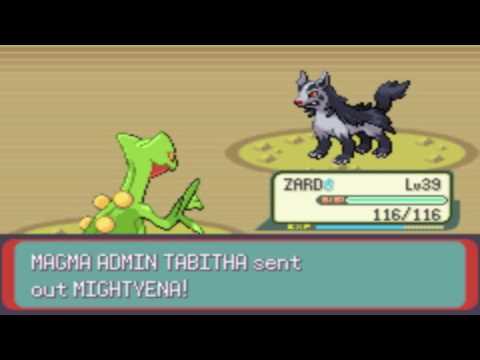 Pokemon Emerald  - Team Magma Admin Tabitha