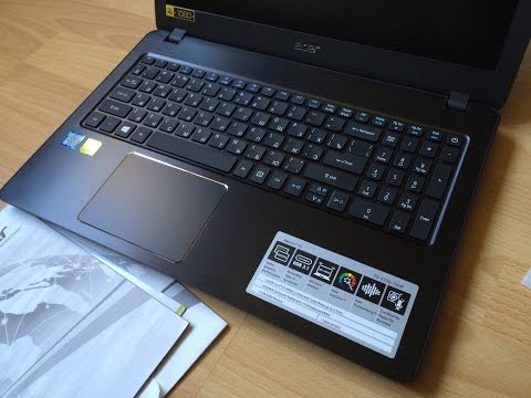 ACER Aspire F15 F5-573G i7 2,5Ghz up to 3,1Ghz 6GB DDR4 2GB GDDR5 1TB HDD with empty SSD slot-unbox