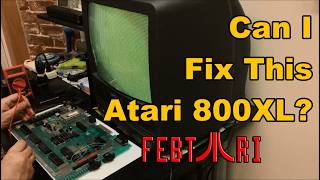 Debugging a Broken Atari 800XL, Can I Fix It? - #FebTari