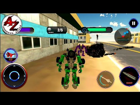 Real Jet War Robot Shooting: Robot Games - Android Gameplay