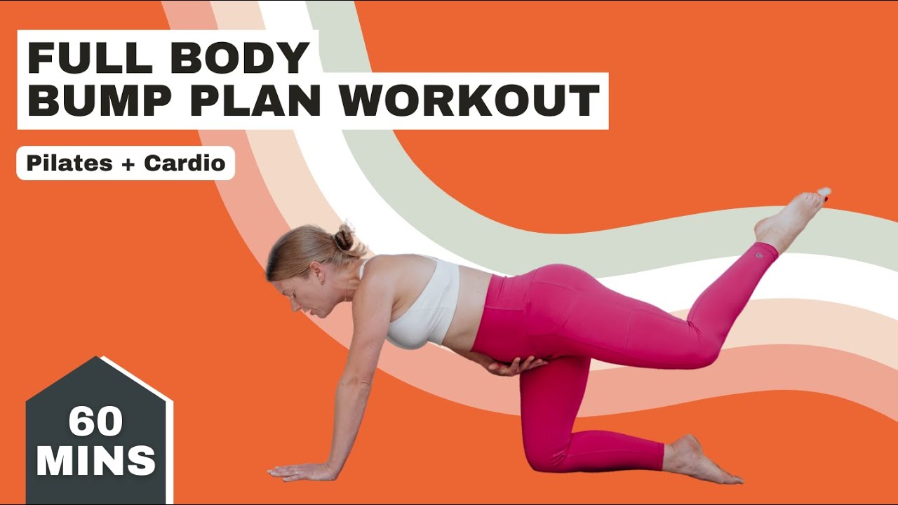 60 Minute Pregnancy Workout | Cardio + Pilates | ALL Trimesters - YouTube