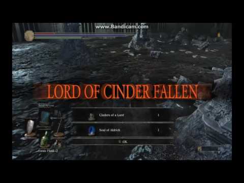 DARK SOULS 3 Ending + DEFEATING SOUL OF CINDER, ANCIENT WVYERN, ALDRICH Playtrough
