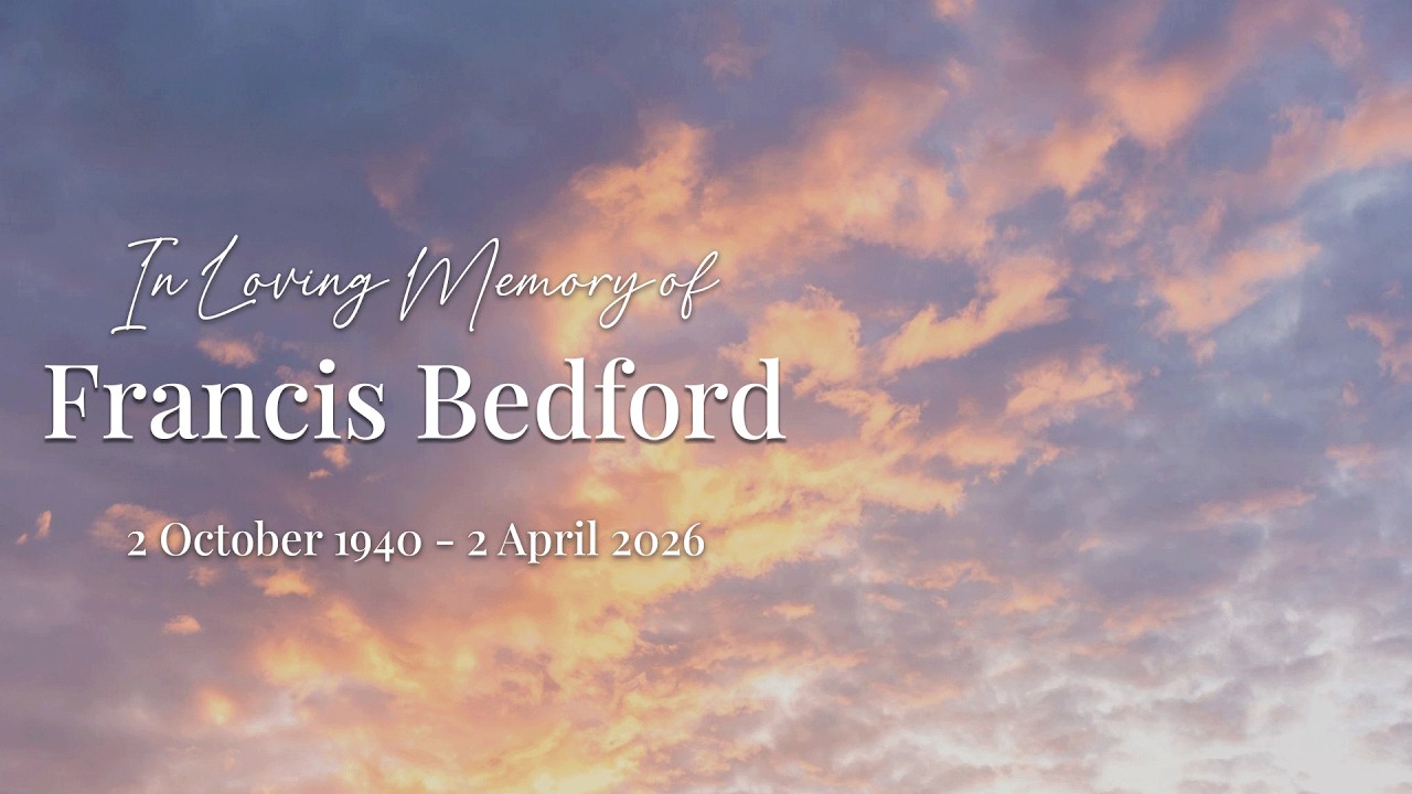 Memorial service livestream thumbnail for Francis Bedford