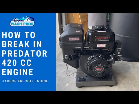 How to Break-in a Predator 420 Engine from Harbor Freight