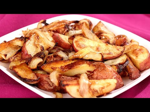 Roasted Potatoes and Onions - Amy Lynn's Kitchen