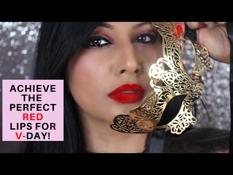 1 TOP RED LIPSTICK FOR INDIAN SKIN | HOW TO APPLY RED LIPSTICK FOR INDIAN/BROWN/OLIVE SKIN TUTORIAL Video