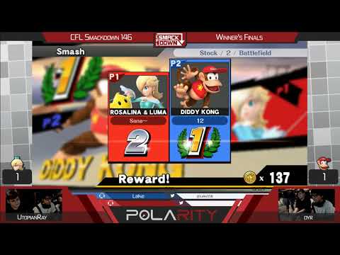 CFL Smackdown 146 WiiU - UtopianRay (Rosalina) vs Dyr (Diddy Kong) - Winners Finals
