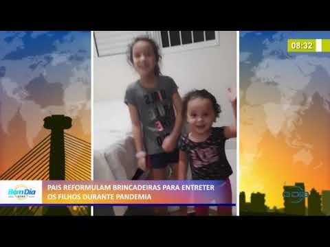 Pais reformulam brincadeiras para entretenimento dos filhos durante a pandemia 08 01 2021