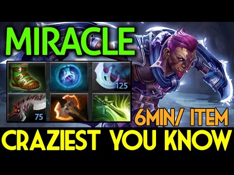 Miracle- DOTA2 [Anti Mage] Craziest You Know 6min/item