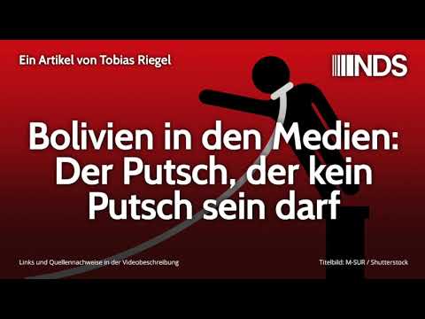 Bolivien in den Medien: Der Putsch, der kein Putsch sein darf | Tobias Riegel | 12.11.2019
