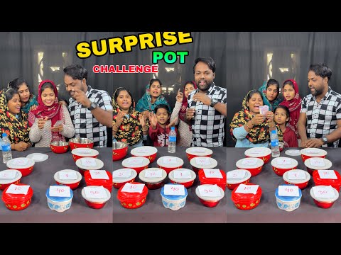 Surprise Big Pot Lucky Token Funny Challenge Game | Afrin Challenging #money #challenge #funny 