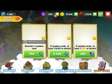 DRAGON MANIA LEGENDS - OPENING 10 PUZZLE PIECE CARD