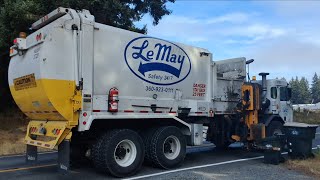 Lemay 3720 peterbilt 520 labrie on garbage 