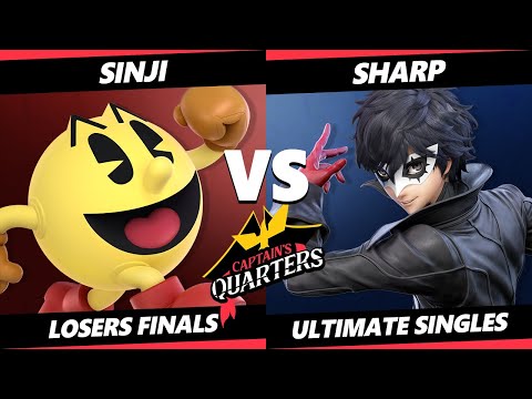 Captain's Quarters 4 Losers Finals - EMP | Sinji (Pac-Man) Vs. NEST | Sharp (Joker) SSBU Singles