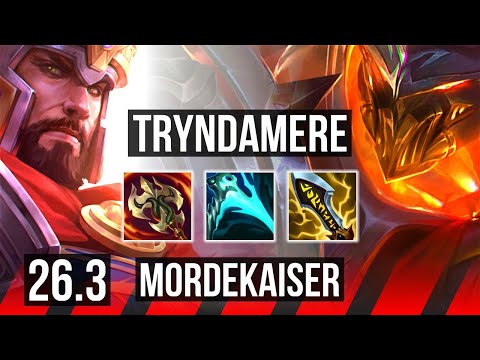 TRYNDAMERE vs MORDEKAISER (TOP) | EUNE Master | 26.3