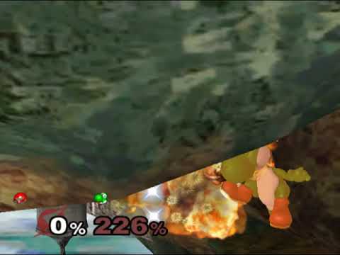 SSBM Samus "Bomb Jump" %500 & 0-to-Death True Combo (Melee TAS)