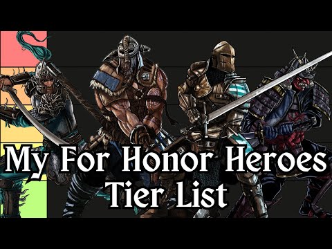 My Personal For Honor Heroes Tier List [For Honor]