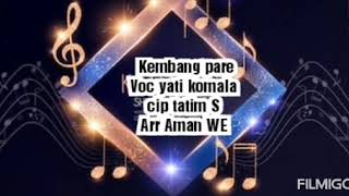 Download lagu Kembang pare voc yati komala (karaoke no vocal) lagu terbaru 2020 mp3