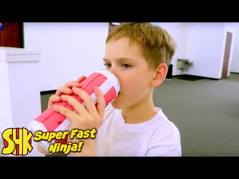 SUPER FAST NINJA! Obstacle Warrior Kids Race SuperHeroKids