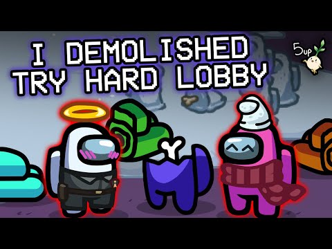 5000 hour among us pro VS tryhard lobby