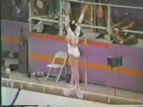 Laura Cutina 1984 Olympics Optionals Beam