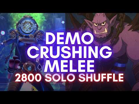 Demonology CRUSHING Triple Melee - 2800 Solo Shuffle - With Commentary - The War Within Season 2
