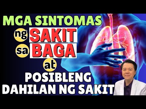 Mga Sintomas ng Sakit sa Baga at Posibleng Dahilan ng Sakit. - By Doc Willie Ong