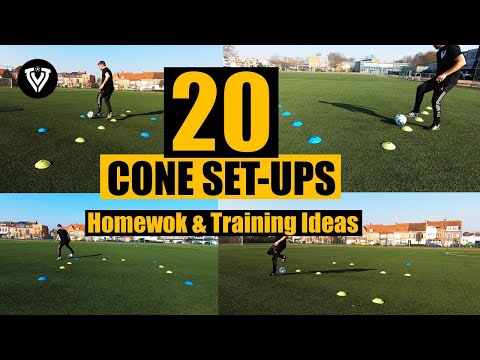 20 set-up ideas to use as football homework or training sessions | Football - Soccer Exercises