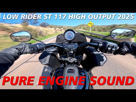 Low Rider ST 117 High Output 2025 | TAB Performance Exhaust | ¡Engine sound! | Harley-Davidson [RAW]